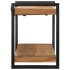 Estante de pared madera maciza de acacia 110x33x45