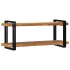 Estante de pared madera maciza de acacia 110x33x45