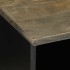 Mueble de TV madera maciza de mango negro 100x33x46
