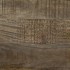 Mueble de TV madera maciza de mango negro 100x33x46
