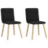 Sillas de comedor 2 unidades tela