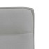 Sillas de comedor 2 uds tela gris