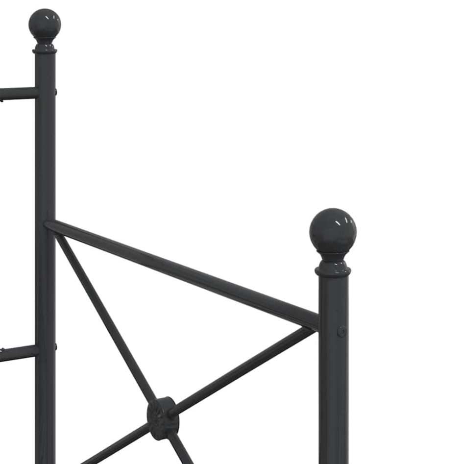 Sofá cama sin colchón terciopelo negro 90x200 cm