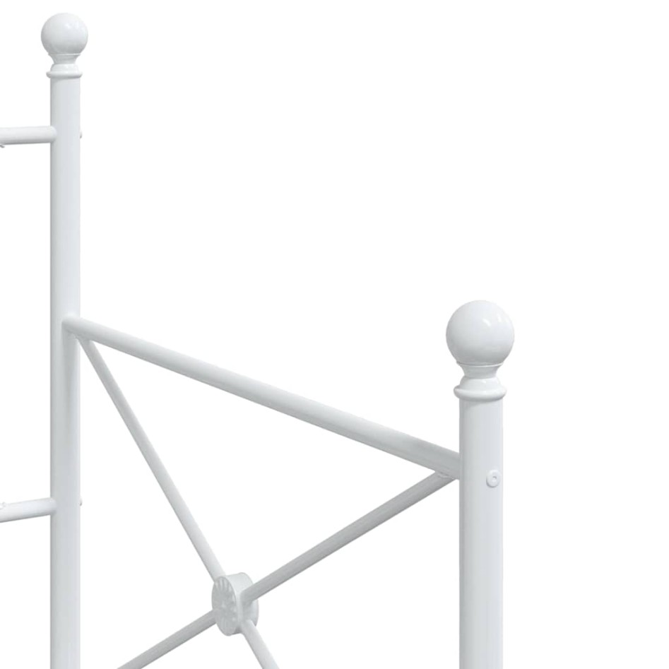 Diván sin colchón blanco 80x200 cm