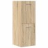 Juego de muebles de baño 5 pzas madera ingeniería roble