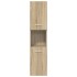 Juego de muebles de baño 5 pzas madera ingeniería roble