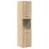 Juego de muebles de baño 5 pzas madera ingeniería roble
