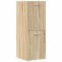 Juego de muebles de baño 5 pzas madera ingeniería roble