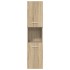 Juego de muebles de baño 5 pzas madera ingeniería roble