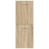 Juego de muebles de baño 5 pzas madera ingeniería roble