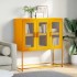 Aparador de acero laminado en frío amarillo 100,5x39x107