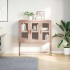 Aparador de acero laminado en frío rosa 100,5x39x107