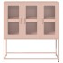 Aparador de acero laminado en frío rosa 100,5x39x107