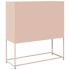 Aparador de acero laminado en frío rosa 100,5x39x107