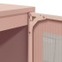 Aparador de acero laminado en frío rosa 100,5x39x107
