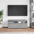 Mueble TV VISNES gris hormigón 100x40x38 cm madera