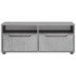Mueble TV VISNES gris hormigón 100x40x38 cm madera