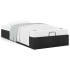 Estructura cama otomana sin colchón tela negro 90x200