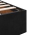 Estructura de cama otomana sin colchón terciopelo