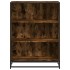 Estantería madera ingeniería roble ahumado 80,5x35x107,5