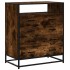 Cómoda de madera contrachapada roble ahumado 70x41x83,5