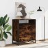 Cómoda de madera contrachapada roble ahumado 70x41x83,5