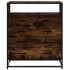 Cómoda de madera contrachapada roble ahumado 70x41x83,5