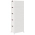 Caja de almacenaje apilable con ruedas 5niveles 75L
