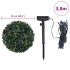 Bolas de boj artificial con luces LED 2 unidades 52