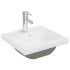 Juego muebles de baño 4 pzas madera contrachapada gris