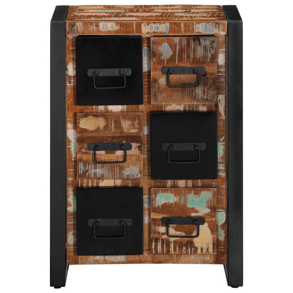 Aparador de madera maciza reciclada 50x35x70