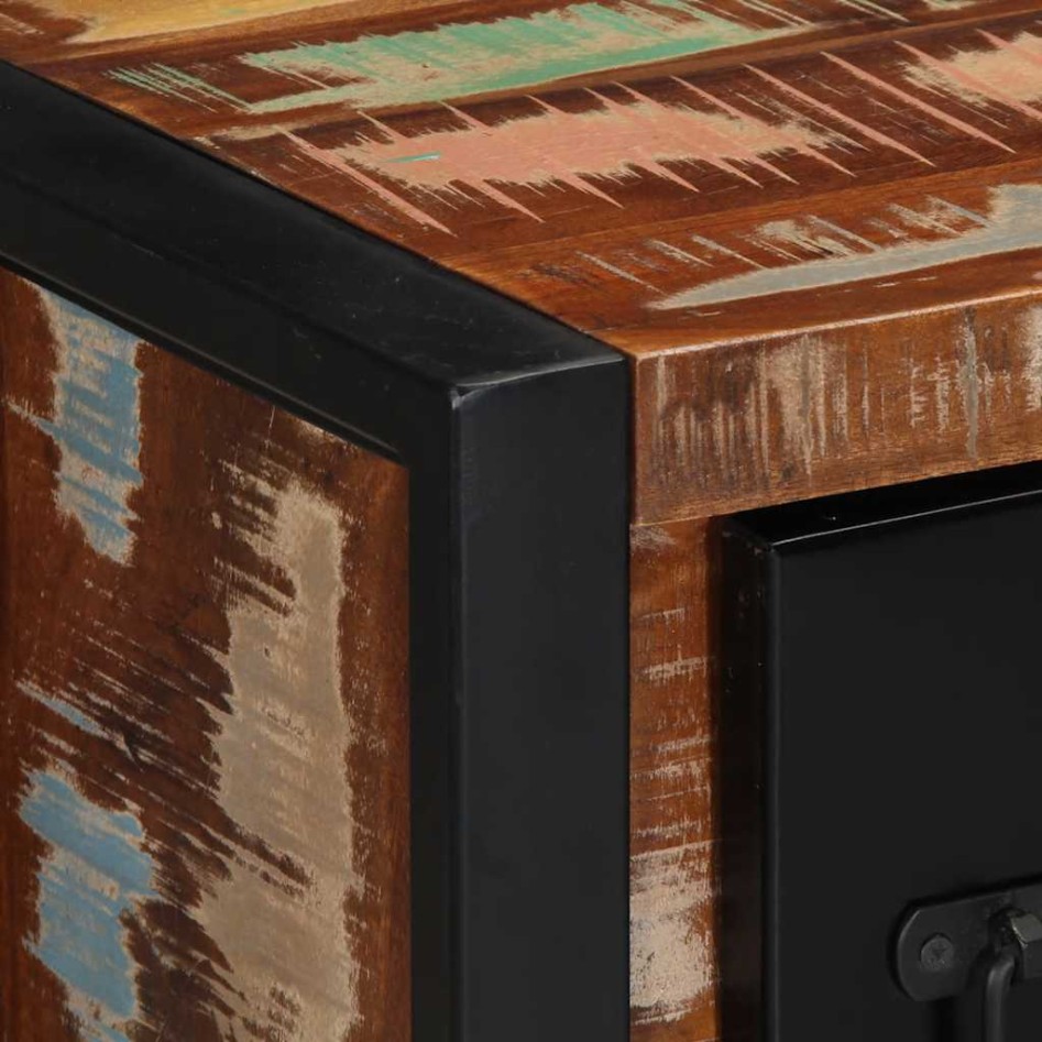 Aparador de madera maciza reciclada 50x35x70