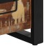Aparador de madera maciza reciclada 50x35x70