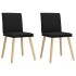 Sillas de comedor 2 unidades tela