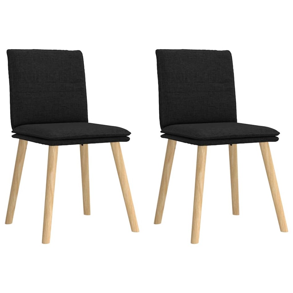 Sillas de comedor 2 unidades tela