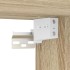 Set de muebles de baño 3 pzas madera contrachapada roble