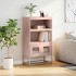 Aparador de acero rosa 68x39x123