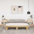 Estructura de cama sin colchón 140x200 cm madera maciza
