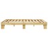 Estructura de cama sin colchón 140x200 cm madera maciza