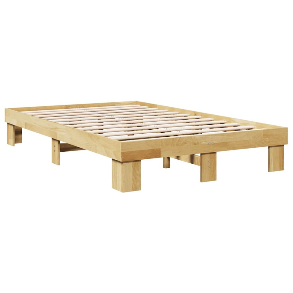 Estructura de cama sin colchón 120x190 cm madera maciza