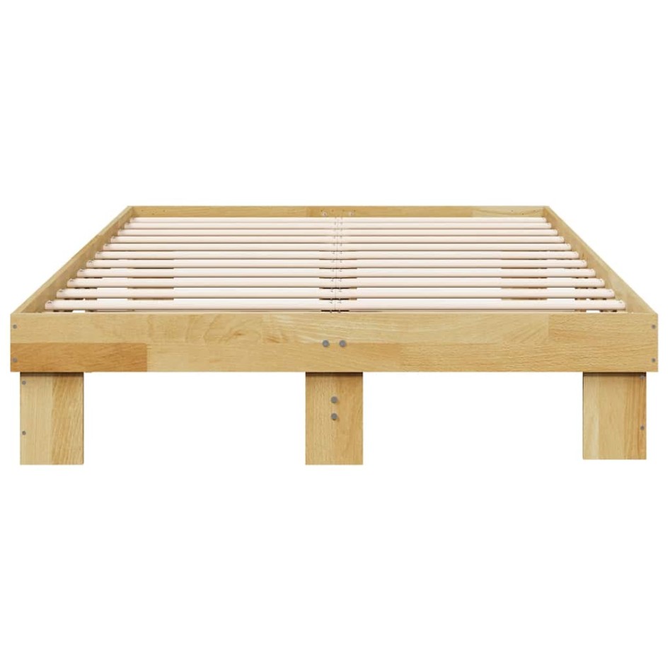 Estructura de cama sin colchón 120x190 cm madera maciza