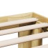 Estructura de cama sin colchón 120x190 cm madera maciza