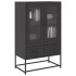 Aparador de acero negro 68x39x111,5