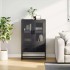 Aparador de acero negro 68x39x111,5