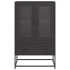 Aparador de acero negro 68x39x111,5