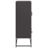 Aparador de acero negro 68x39x111,5