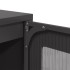 Aparador de acero negro 68x39x111,5