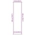 Felpudo antracita 115x500