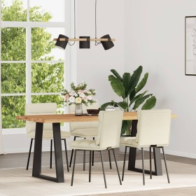 Sillas de comedor 4 unidades terciopelo