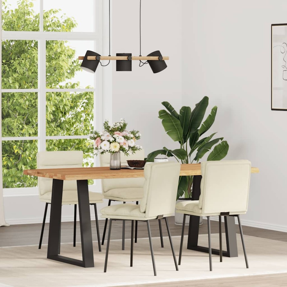 Sillas de comedor 4 unidades terciopelo